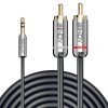 Audio and Video | Phono Audio Aux Cable 1 m Chrome Audio & Video Audio & Video