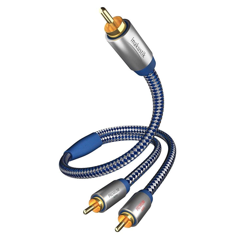 Audio and Video | Premium Y Subwoofer Cable 2 Cinch 3.0 m Blue / Silver Audio & Video Audio & Video