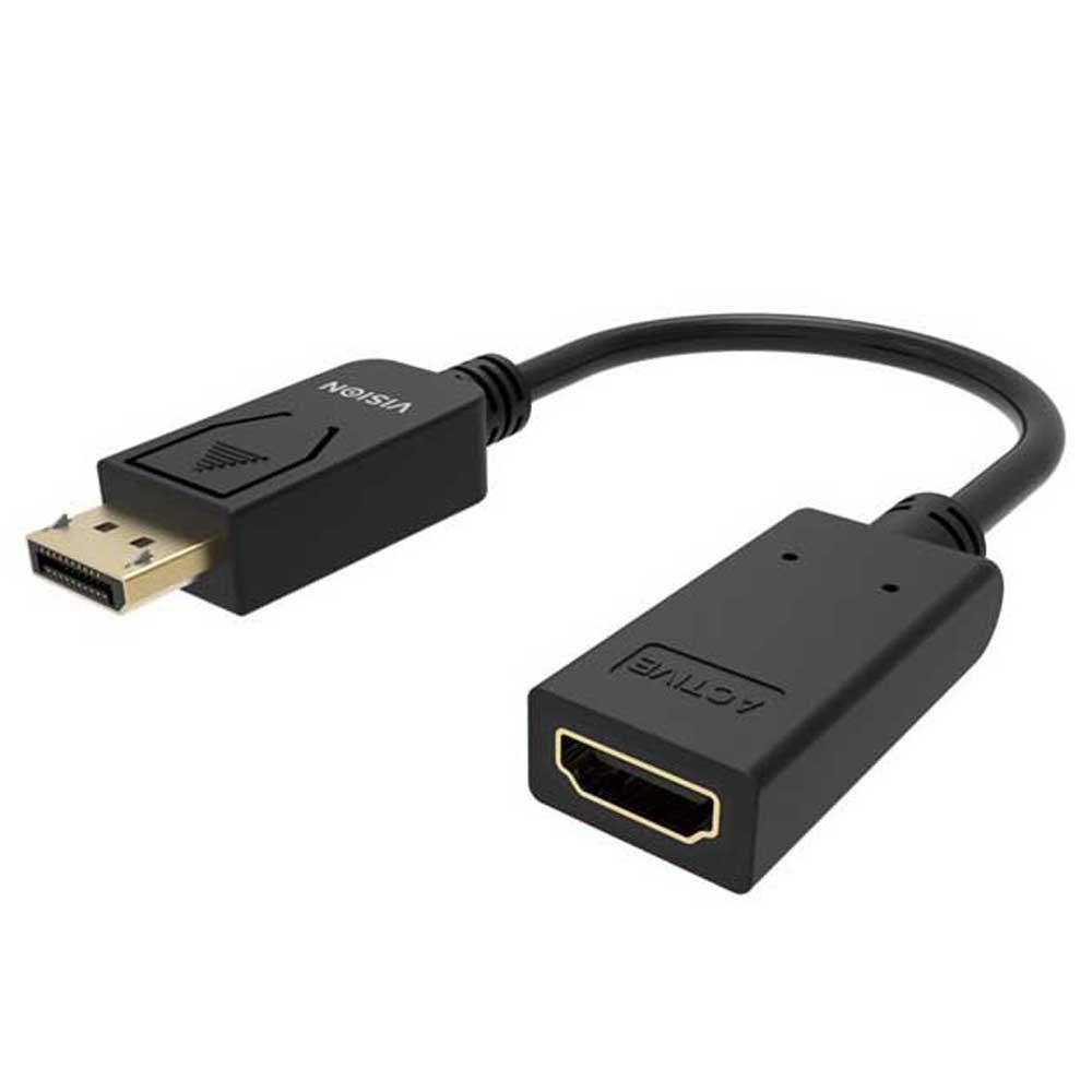 Audio and Video | Professional DisplayPort To HDMI Adapter Black Adaptors Adaptors