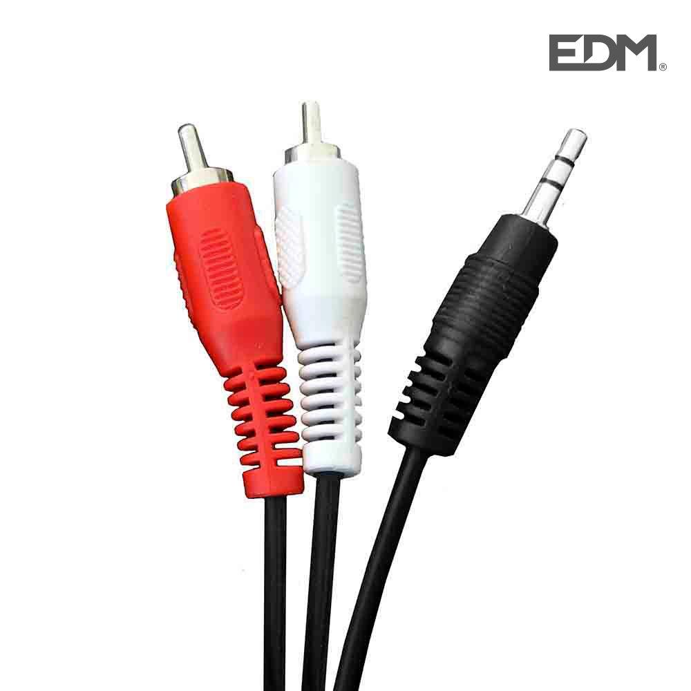 Audio and Video | RCA To Jack Cable 3.5 mm 1.5 m Black / Red / White Audio & Video Audio & Video