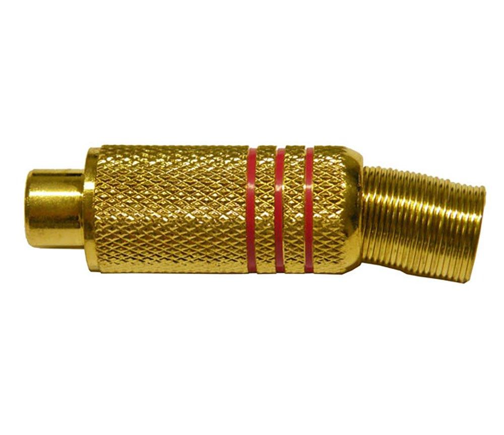 Audio and Video | Red Line RCA Female Connector 8 mm Gold Audio & Video Audio & Video