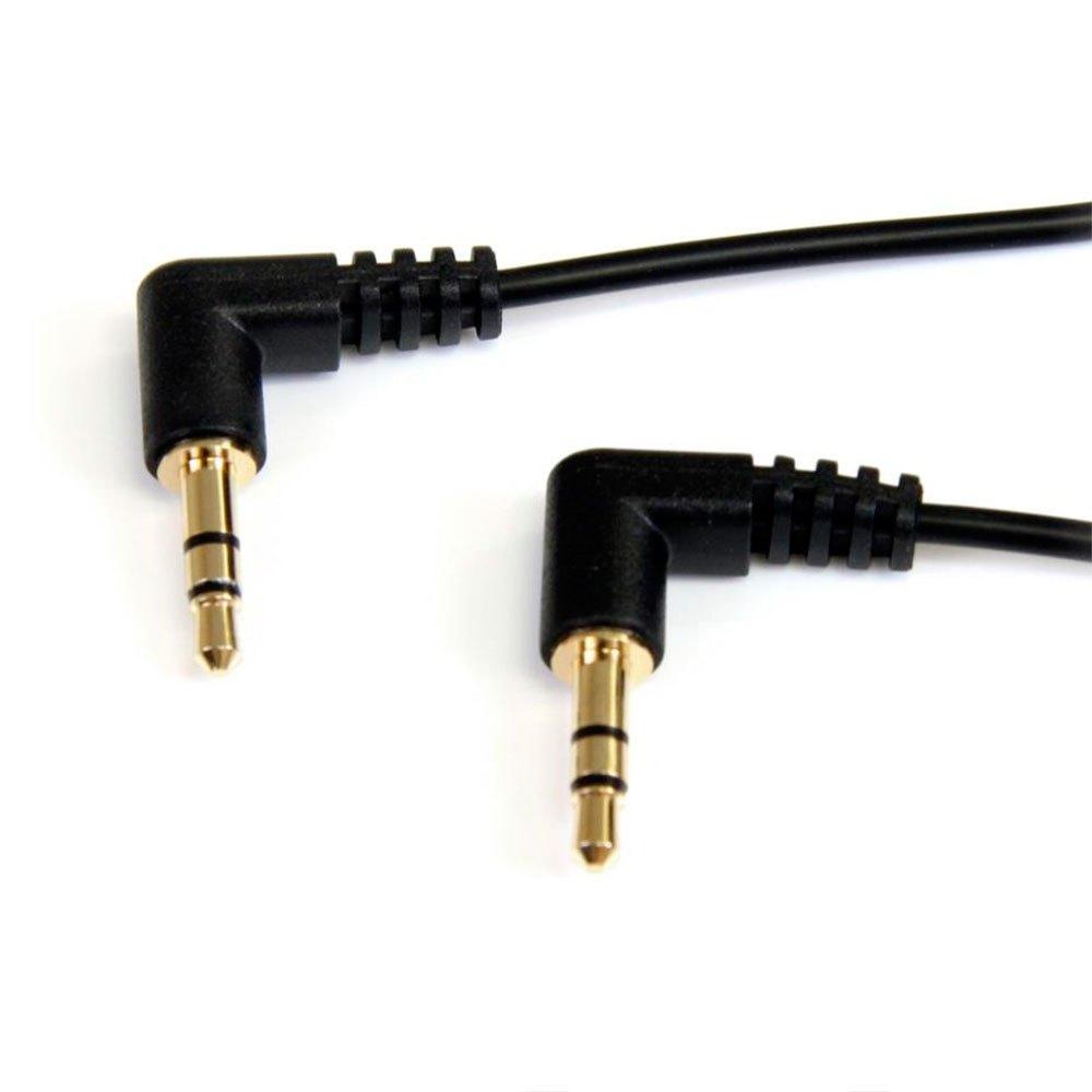 Audio and Video | Right Angle Stereo Audio Cable 91 cm 3.5 mm Black Audio & Video Audio & Video