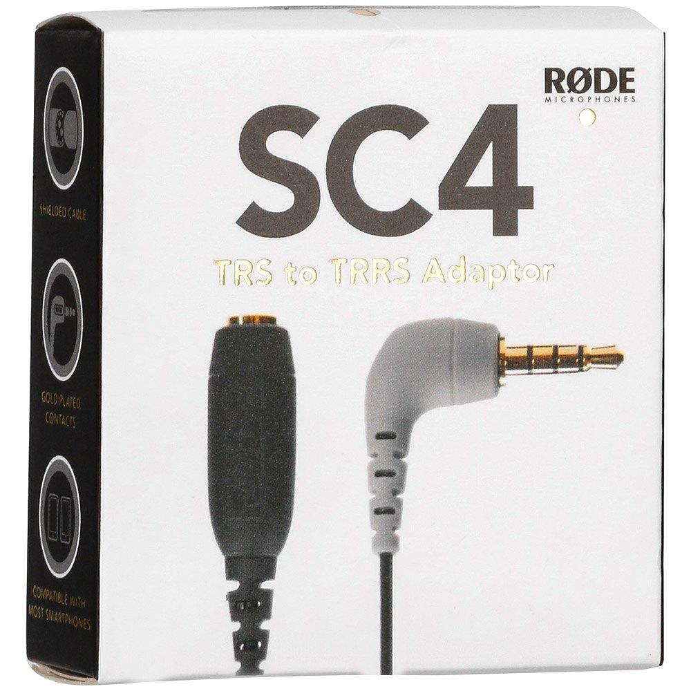 Audio and Video | SC4 Adapter TRS To TRRS For SmartLav 3.5 mm Black / Grey Audio & Video Audio & Video