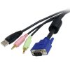 Audio and Video | USB VGA Audio KVM 18 m Cable Black / Blue Audio & Video Audio & Video