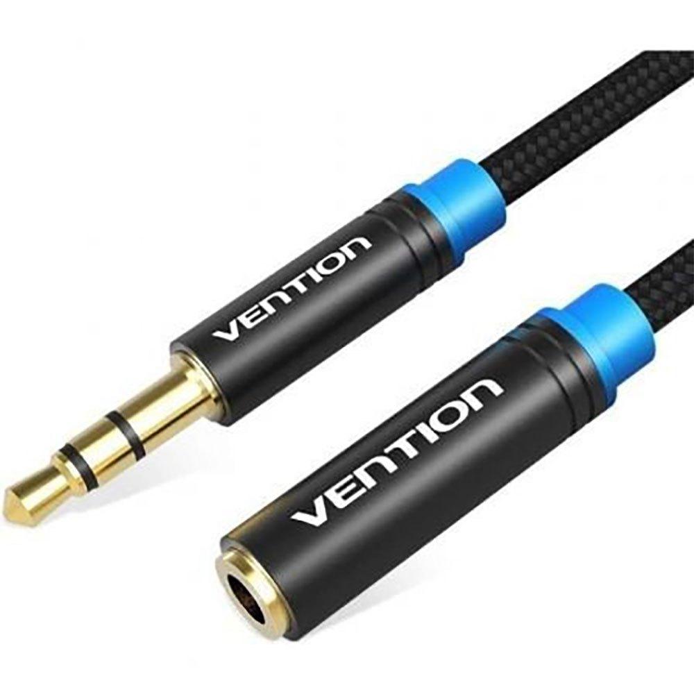 Audio and Video | VAB-B06-B100-M Jack Male To Jack Female Cable 1 m 3.5 mm Black Audio & Video Audio & Video