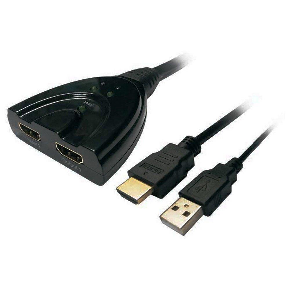 Audio and Video | Video HDMI Male To 2 x HDMI Female Cable Black Audio & Video Audio & Video