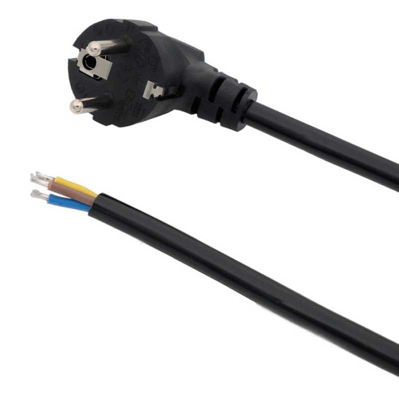 Electrical Power Cables | 3 m Power Cable Schuko Black Cables Black