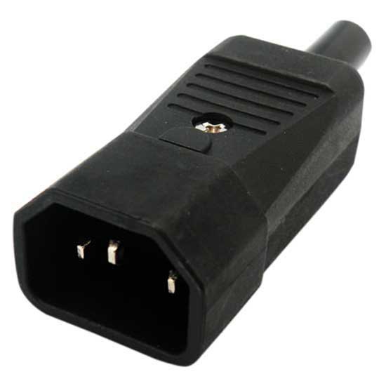 Electrical Power Cables | 3461 Homologated C14 Connector Black Cables Black