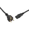 Electrical Power Cables | C13 1.5 m Power Cord Black Cables Black