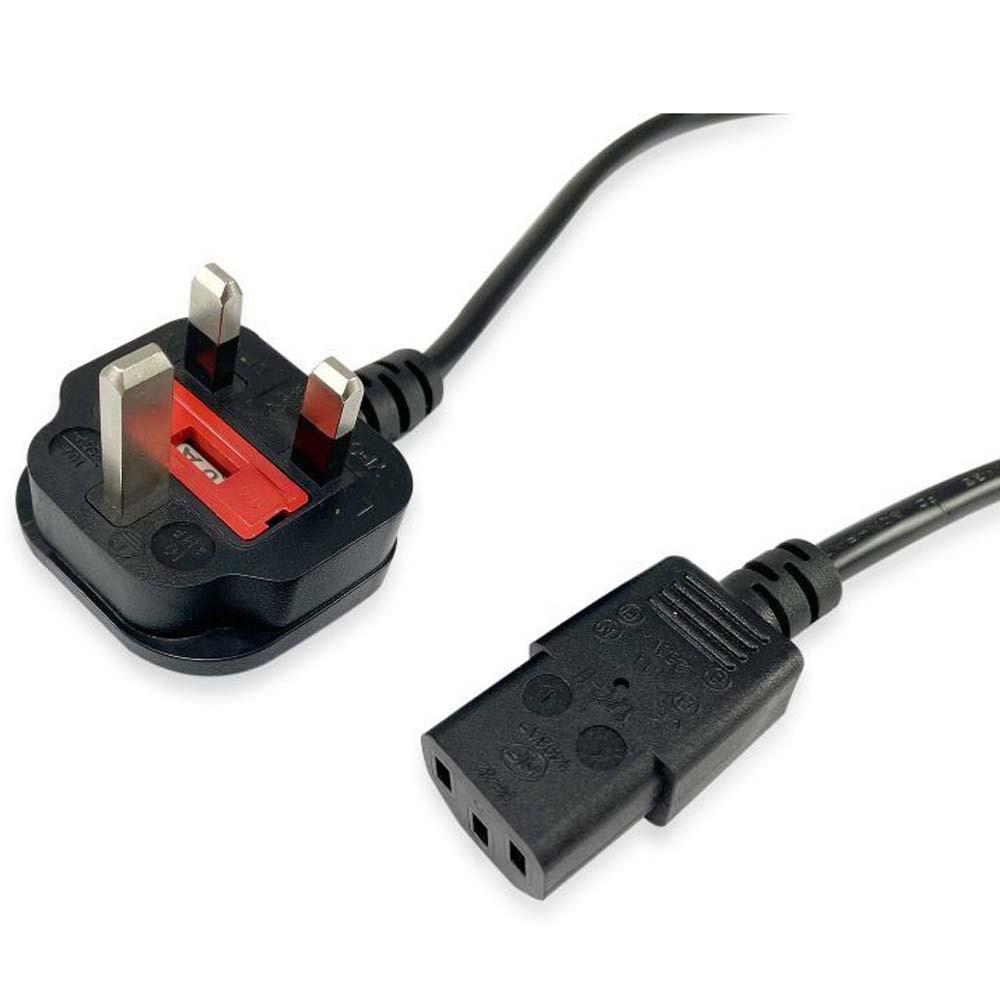 Electrical Power Cables | C13-C14 2 m Power Cord Black Cables Black