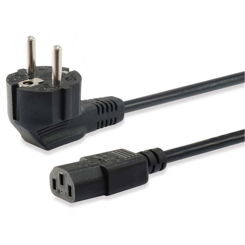 Electrical Power Cables | C13-Schuko 3 m Power Cord Black Cables Black