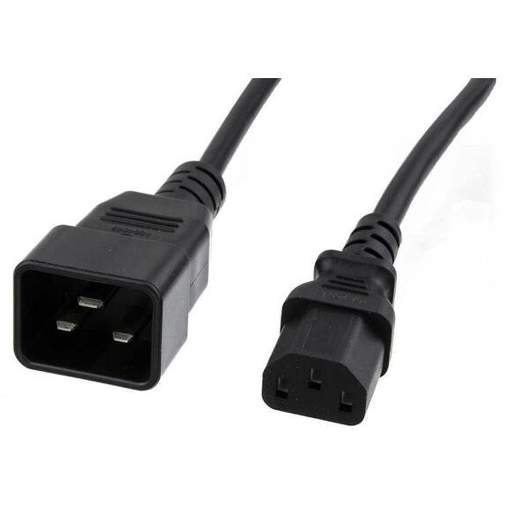 Electrical Power Cables | C13C20 1.8 m Power Cord Black Cables Black