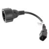 Electrical Power Cables | CA-C14E-10CC-0018-BK Power Cord Black Cables Black