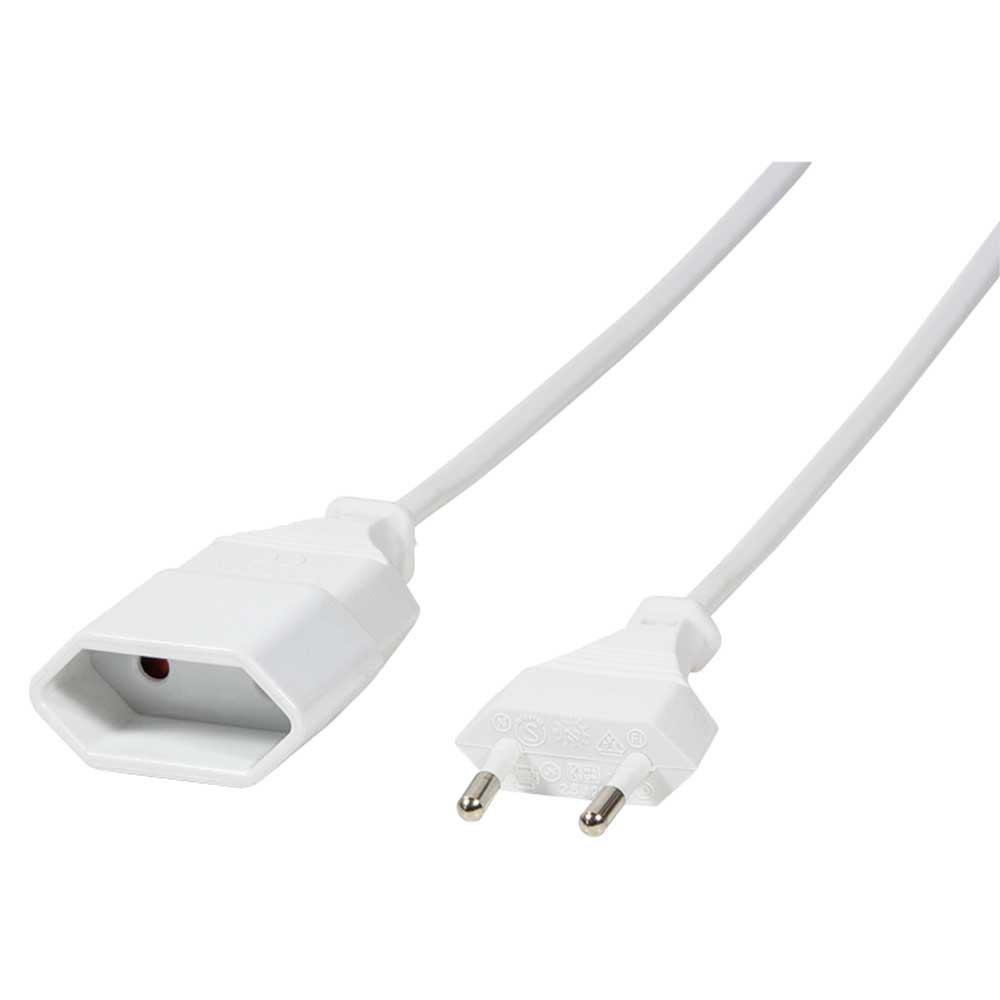 Electrical Power Cables | CEE 716 1 m Power Cord White Cables Electrical Power Cables