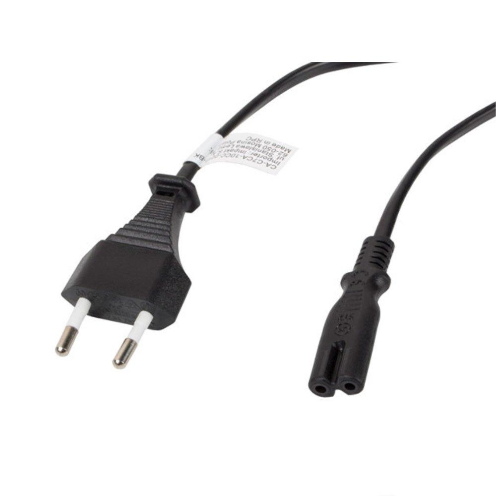 Electrical Power Cables | CEE 7/16 A IEC320 C7 3 m Power Cord Black Cables Black