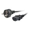 Electrical Power Cables | CEE 7/7 Power Cord 3 m Black Cables Black