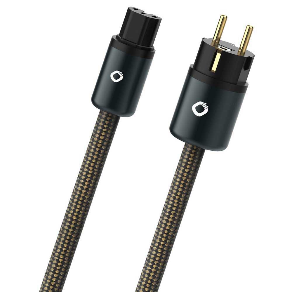 Electrical Power Cables | D1C13062 3 m Power Cord Black / Gold Cables Black