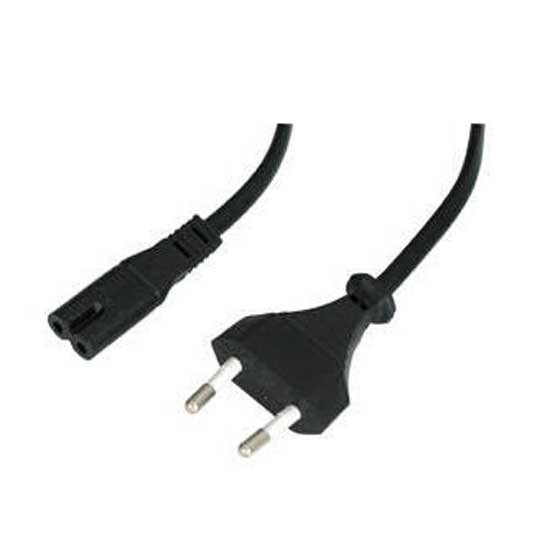 Electrical Power Cables | Euro To C7 Power Cord 5 m Black Cables Black