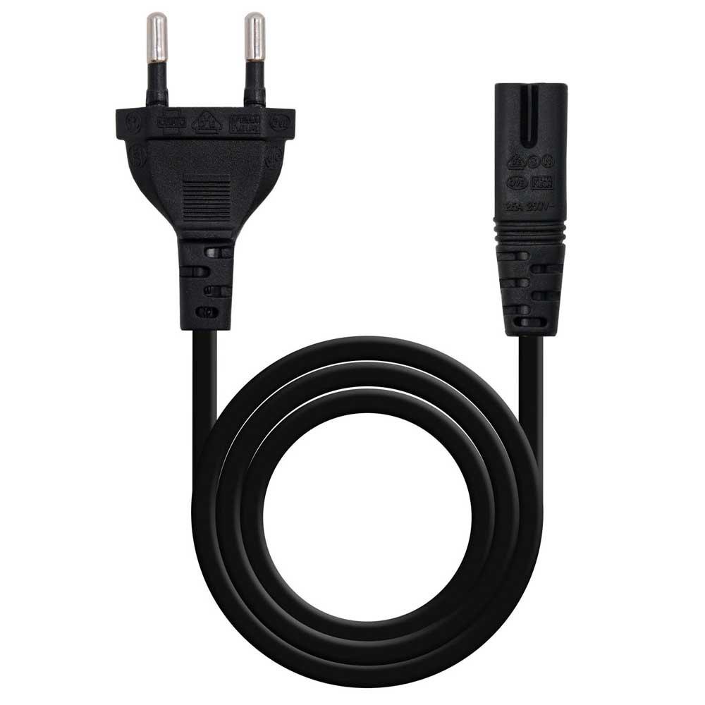 Electrical Power Cables | Forma 8 CEE 7/16/M-C7/F 1.5 m Black Cables Black