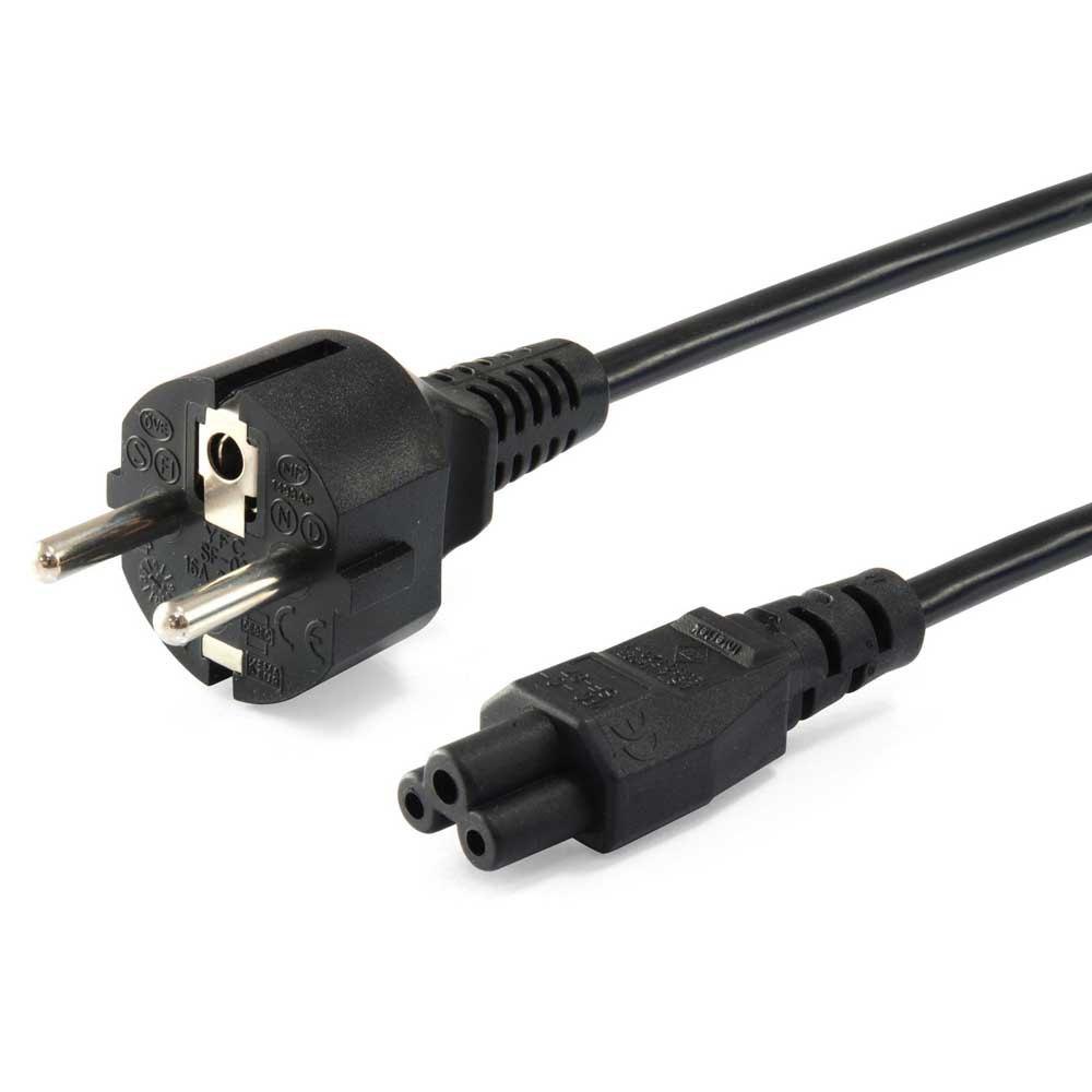 Electrical Power Cables | H05VV-F3G 3 m Power Cord Black Cables Black