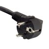 Electrical Power Cables | IEC 90º To 2xIEC M/F Power Cord 1.8 m Black Cables Black