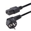 Electrical Power Cables | IEC C13 1 m Power Cord Black Cables Black