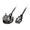 Electrical Power Cables | IEC Main Lead UK Power Cord 2 m Black Cables Black