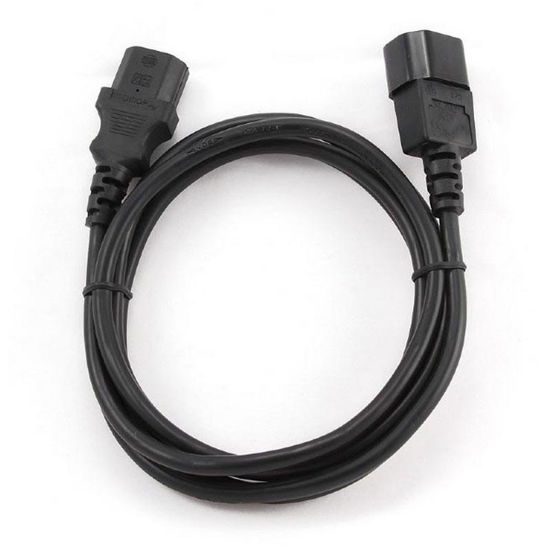 Electrical Power Cables | PC-189-VDE C13/C14 ATX 1.8 m Electrical Power Cable Black Cables Black