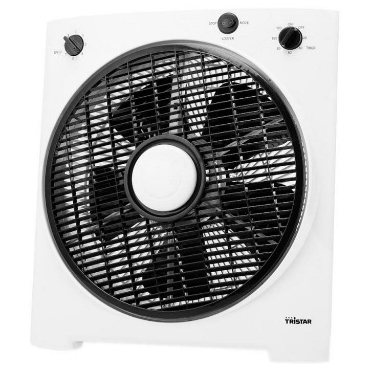 Fans | Box Oscillating Fan refurbished White / Black Climatization Black