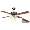 Fans | CT 10132 M 132 cm ceiling fan Black Climatization Black