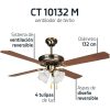 Fans | CT 10132 M 132 cm ceiling fan Black Climatization Black