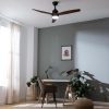 Fans | EnergySilence Aero 5275 ceiling fan Black / Dark Wood Climatization Black