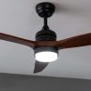 Fans | EnergySilence Aero 5275 ceiling fan Black / Dark Wood Climatization Black