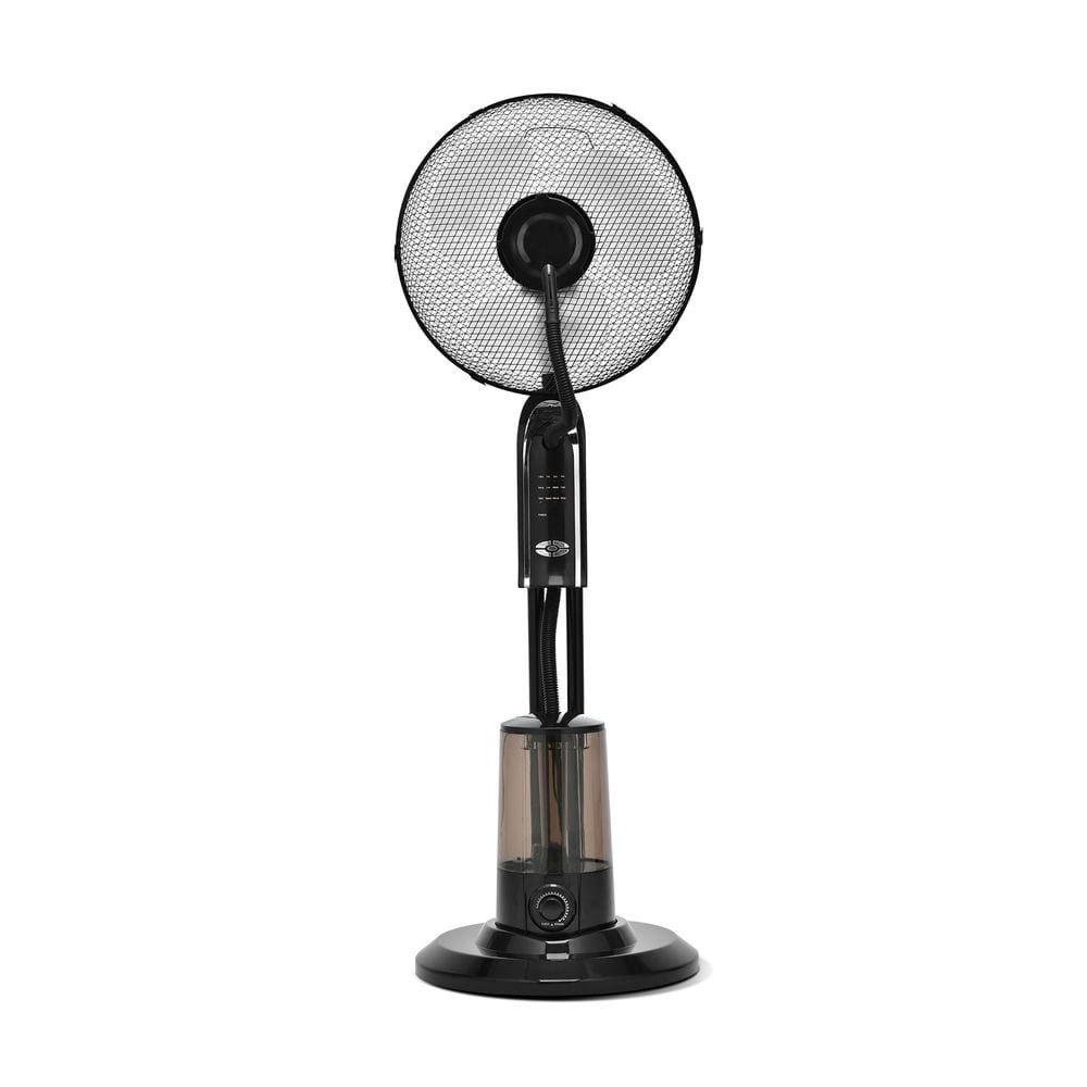 Fans | Misting fan with remote control 100W Black Climatization Black