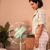 Fans | Retro standing fan White Climatization Fans