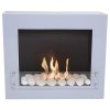 Fireplaces | Bestbio Design G Ethanol Fireplace White Climatization Fireplaces