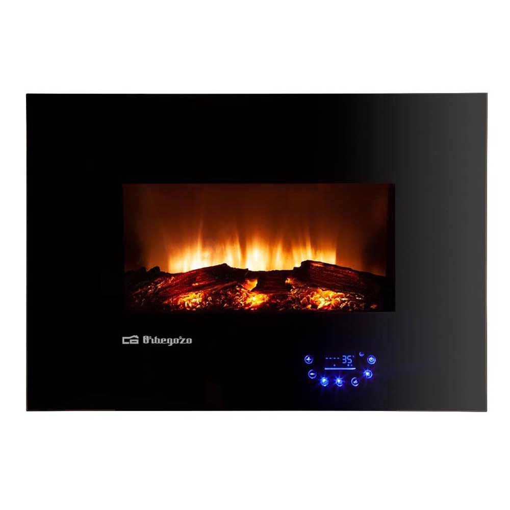 Fireplaces | CM 8000 1800W Electric Fireplace Black Climatization Black