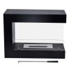 Fireplaces | Krakatoa Ethanol Fireplace Clear / Black Climatization Black