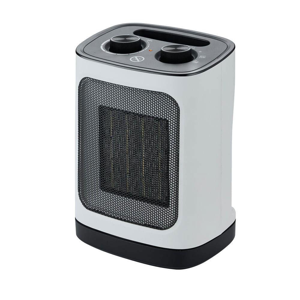 Heaters | 1800W oscillating ceramic heater White / Black Climatization Black