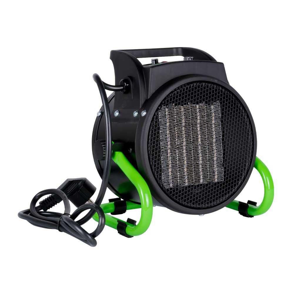 Heaters | 2kW heater Black / Green Climatization Black