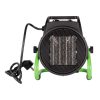 Heaters | 2kW heater Black / Green Climatization Black