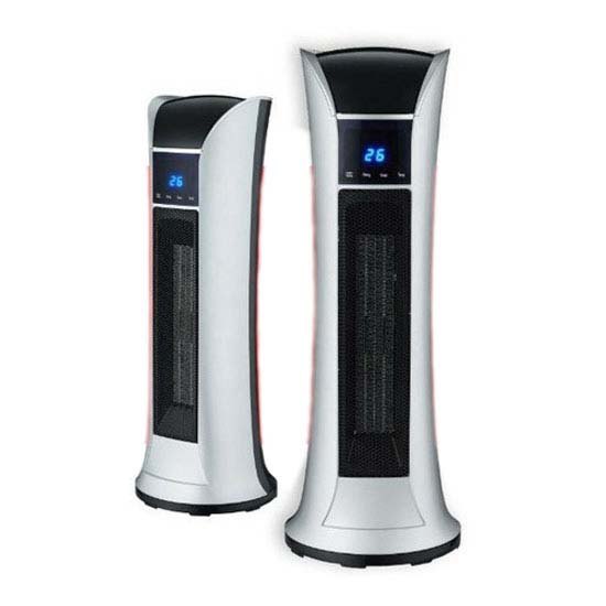 Heaters | CHT180 Ceramic Heater Black / White Climatization Black