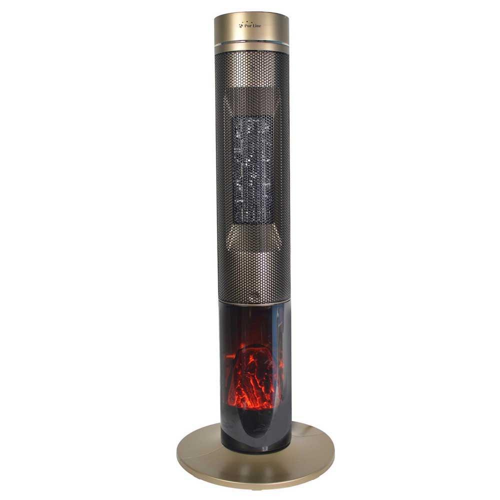 Heaters | Hoti T55 Oscillating Ceramic Heater Tower 2000W Black Climatization Black