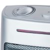 Heaters | Little 1500W Oscillating Ceramic Heater Silver Climatization Heaters