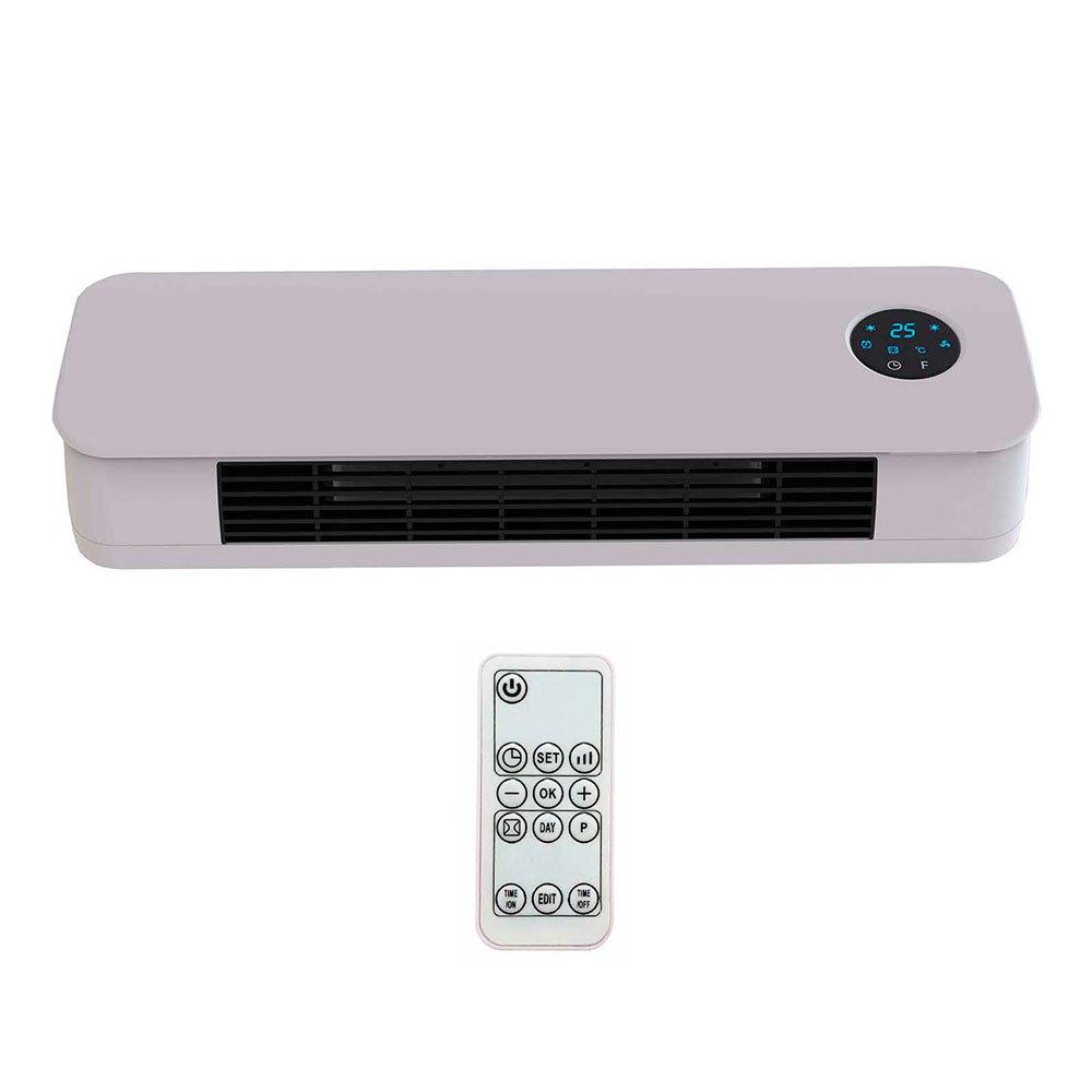 Heaters | Split Dual Ultraslim Ceramic Heater With Remote Control 2000W Grey Climatization Grey