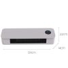 Heaters | Split Dual Ultraslim Ceramic Heater With Remote Control 2000W Grey Climatization Grey