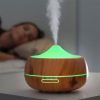 Humidifiers and Dehumidifiers | Steloured LED Aroma Diffuser Humidifier Brown Climatization Brown