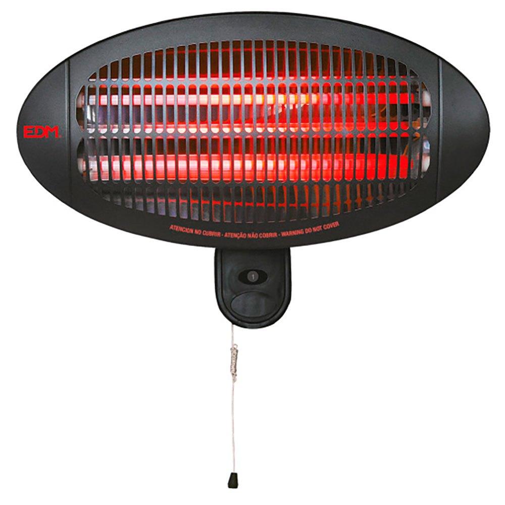 Outdoor Stoves | 7090 2000W Quartz Heater Black Climatization Black