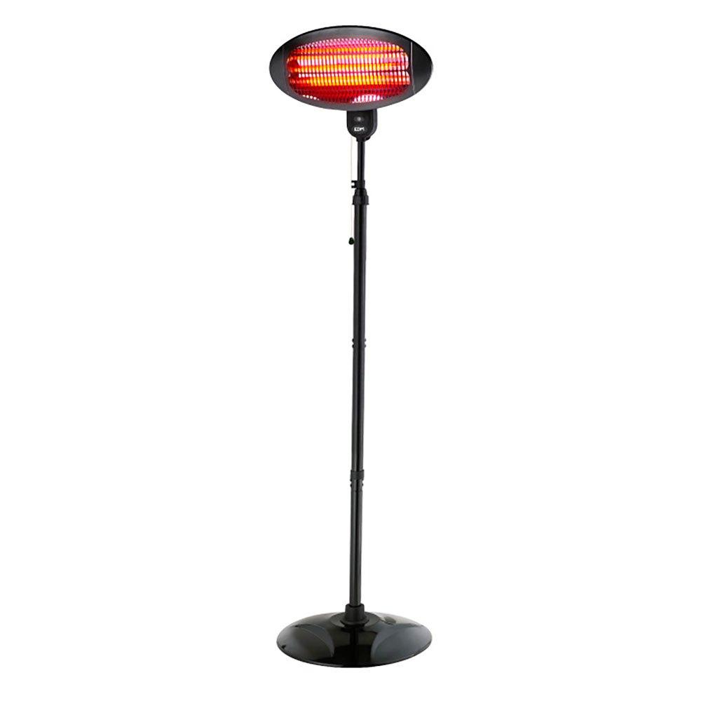 Outdoor Stoves | 7091 2000W Quartz Heater Black Climatization Black