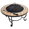 Outdoor Stoves | EFP54 Fire Pit Black Climatization Black